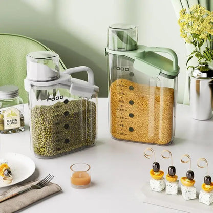 Acrylic food storage jars