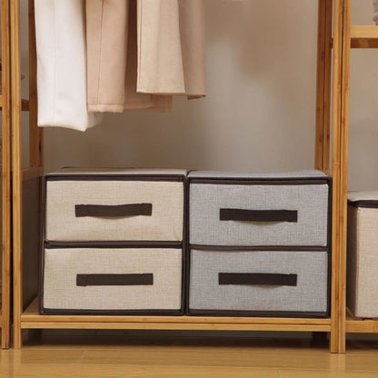 Fabric storage organizer - High quality 2 drawers storage organizer