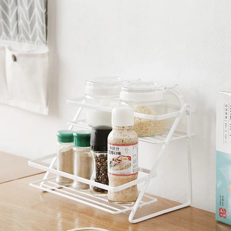 2 Layer Organizer Rack (Only Black Color)