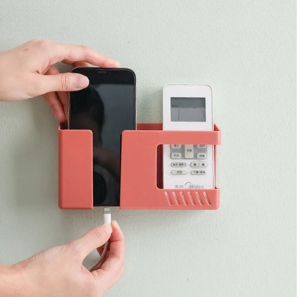 Plastic material wall mounted storage rack