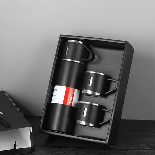 Vacuum Flask Stainless Steel Thermos Cups Set (500ML)