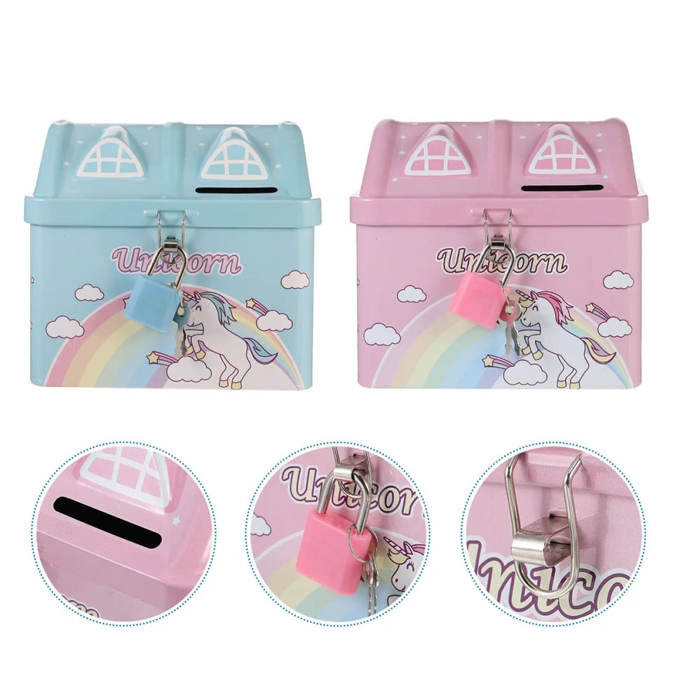 Cute House Shape Money Box