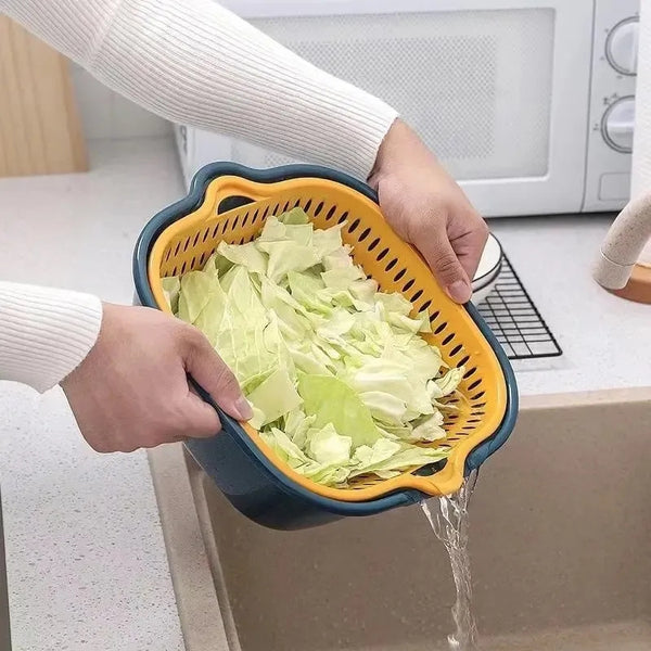 Plastic body Drain basket set