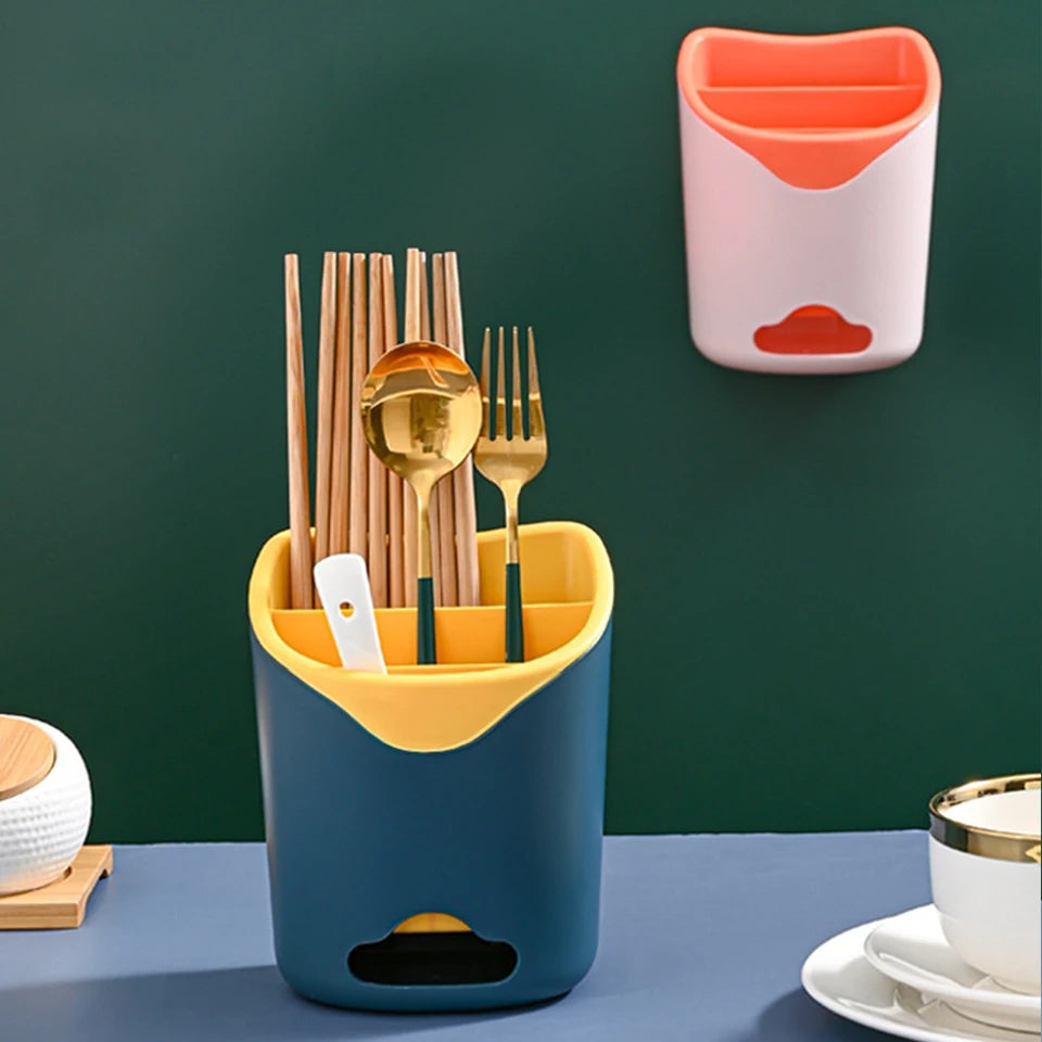 Cutlery Drain Holder Wall Mounted