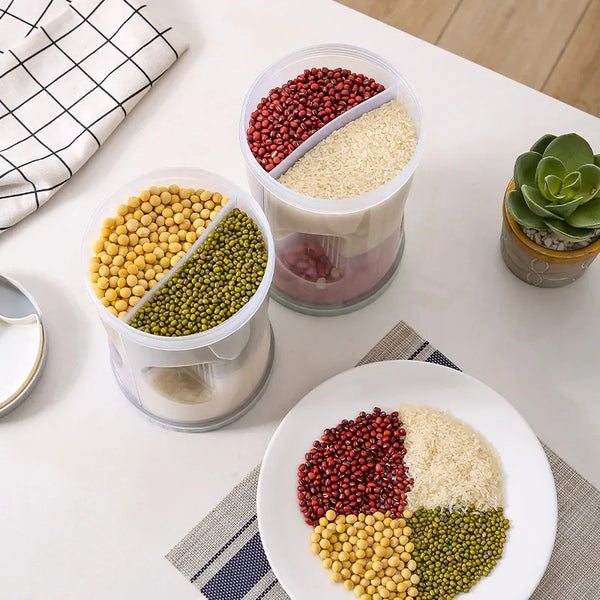 4 Grid storage grain container