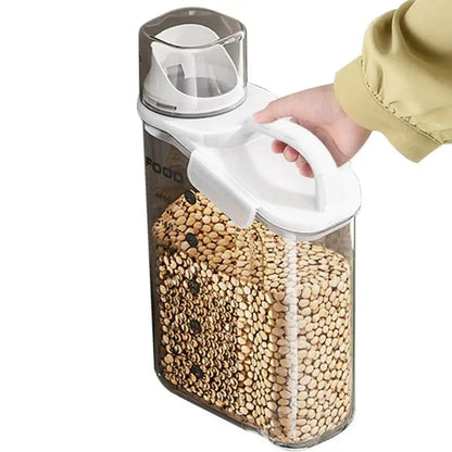 Acrylic food storage jars