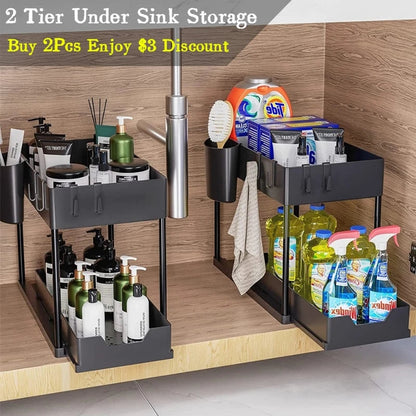 2 layer kitchen rack