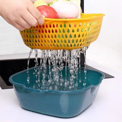 Plastic body Drain basket set