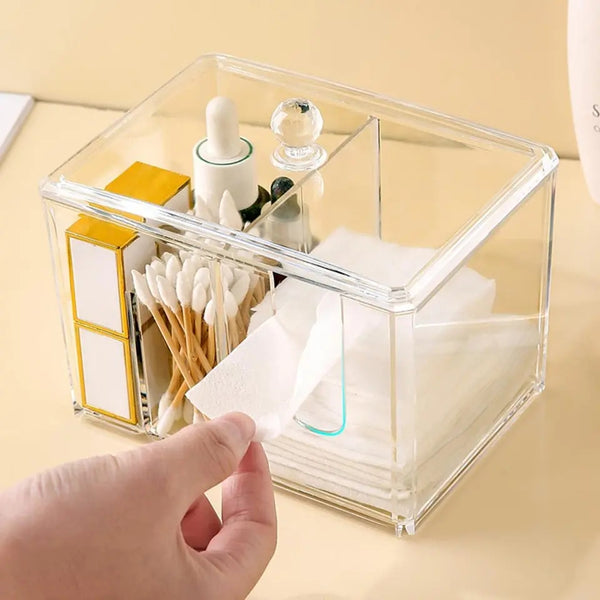 Multi purpose cotton bud and tissue holder