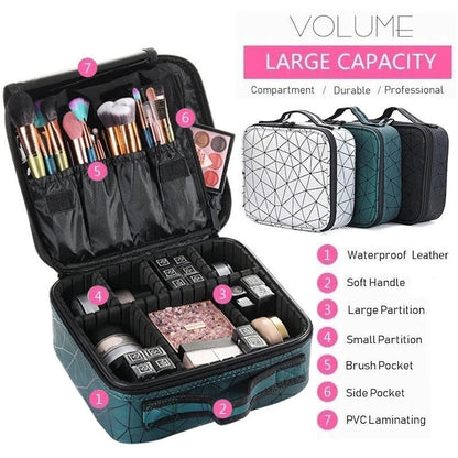 Double Layer Portion Cosmetic Bag