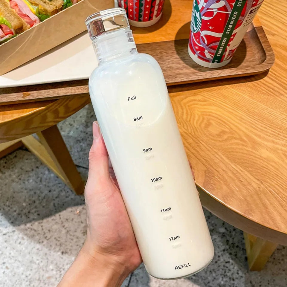 Glass Water Bottle
