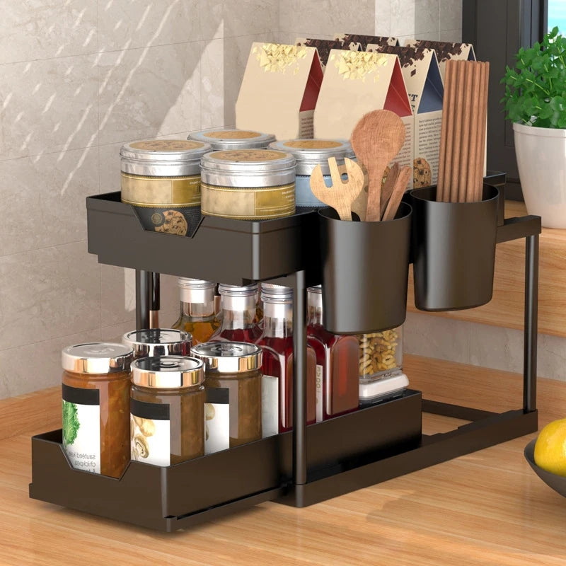 2 layer kitchen rack