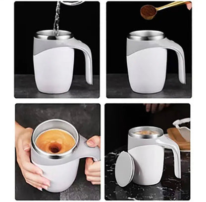 Self Stiring Stainless Steel Insulated Mug