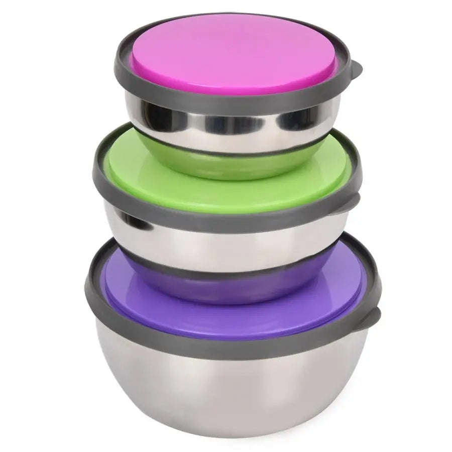 3pcs Set Stainless Steel Bowl