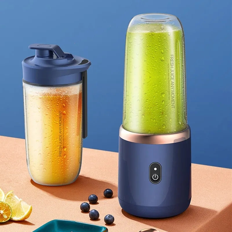 6 Blades Usb Juicer With 300ml Glass
