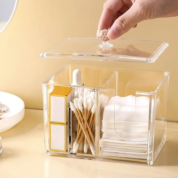 Multi purpose cotton bud and tissue holder