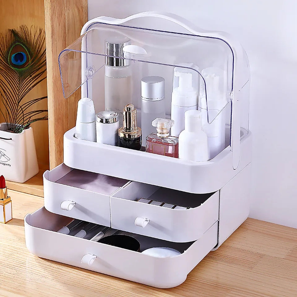 Cosmetic Organizer With Drawer