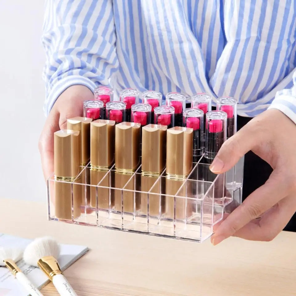 Lipstick Holder, 24 Grid Organizer
