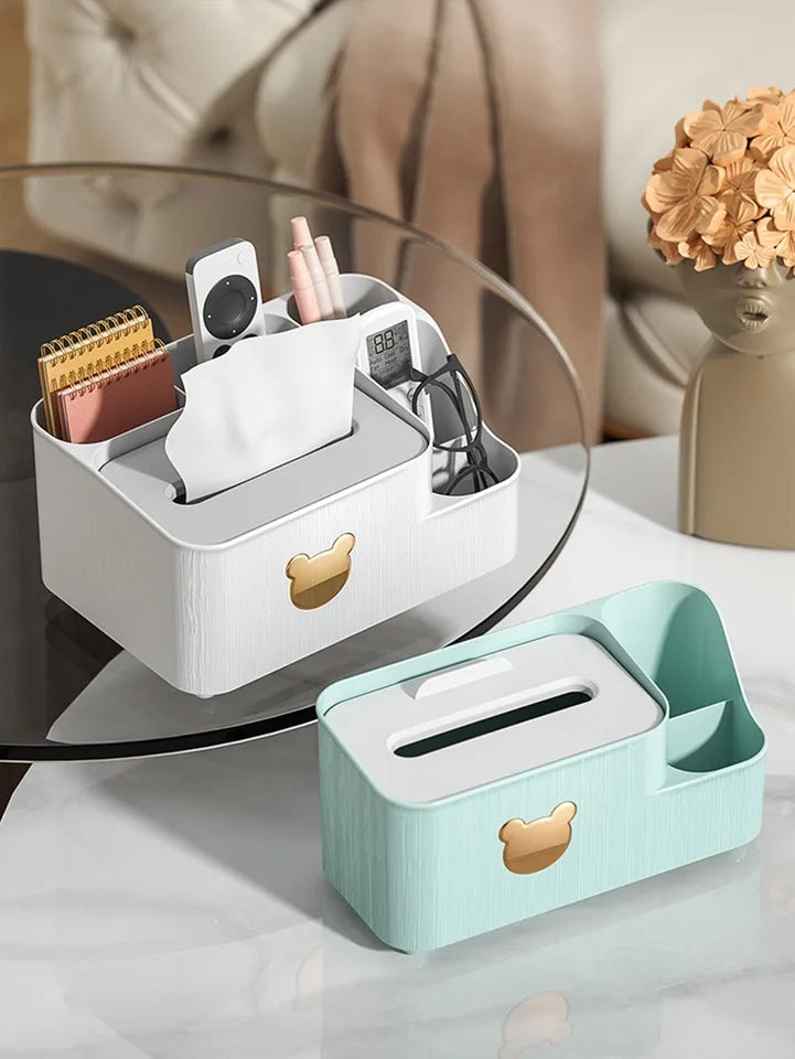 Bear Design Desktop Tissue Storage Box