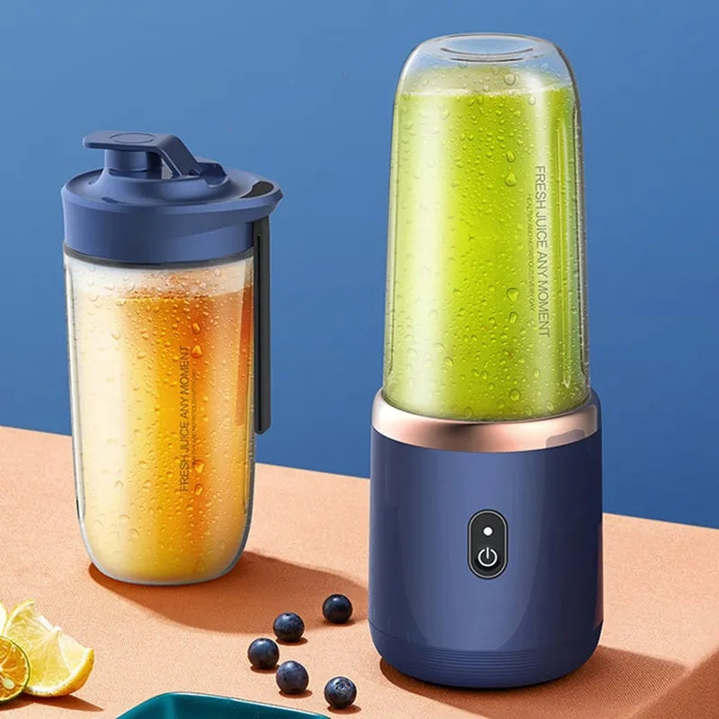 6 Blades Usb Juicer With 300ml Glass
