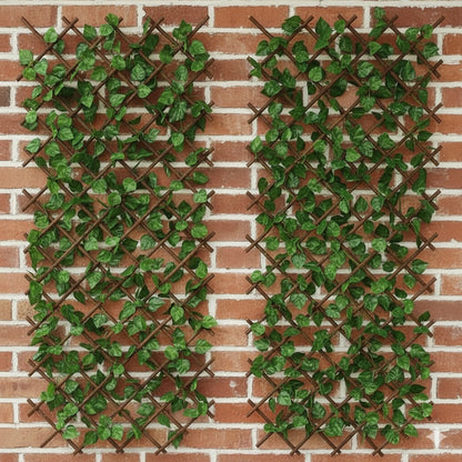 Leaf wooden fence terrace fence leaf fence