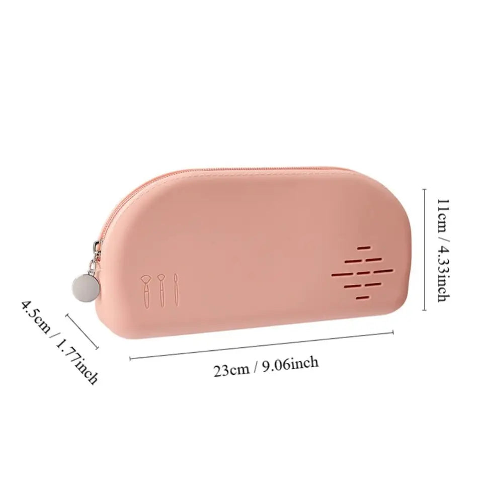 silicone cosmetics makeup pouch