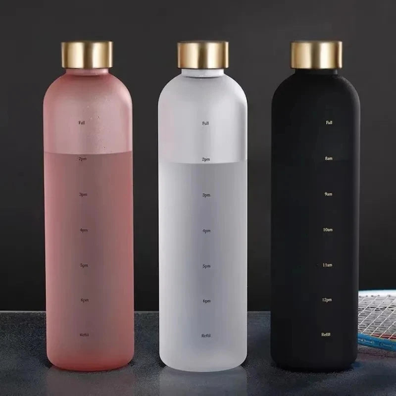 1 Litre Motivational Reusable Bottle plastic - BPA Free