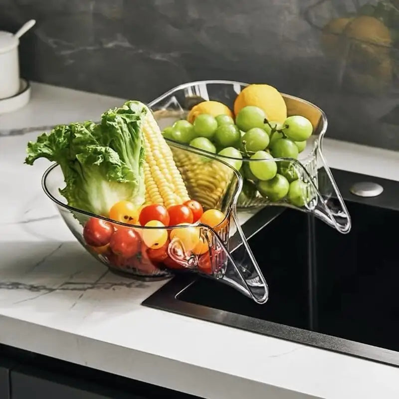 Acrylic Drain Bowl (Random Colours)