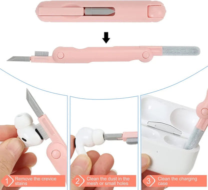 7 in 1 computer keyboard cleaner headphone cleaning kit mobile cleaning kit