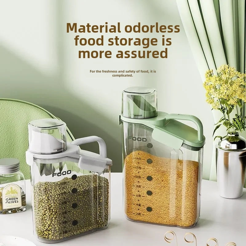 Acrylic food storage jars