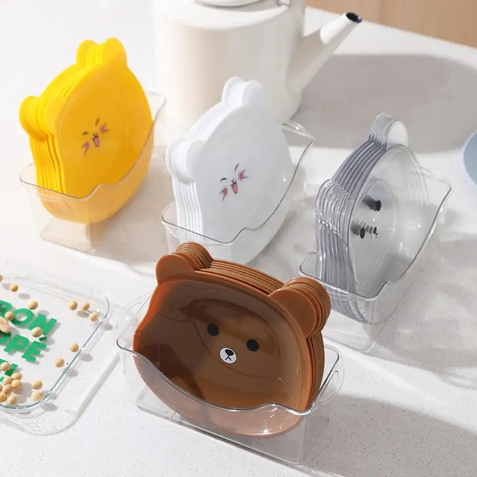 8pcs Mini Snacks Plates With Stand