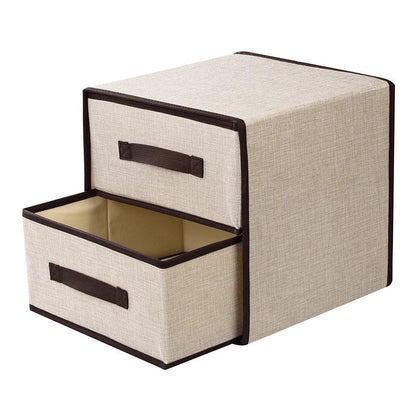 Fabric storage organizer - High quality 2 drawers storage organizer