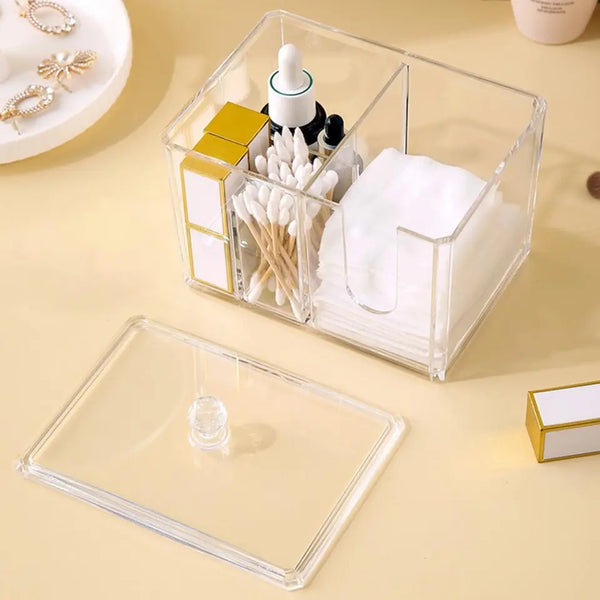 Multi purpose cotton bud and tissue holder