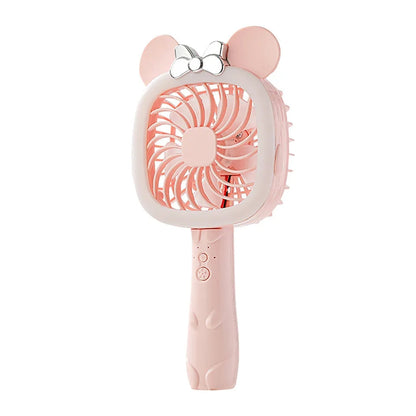 cartoon handheld mini portable fan