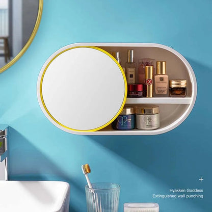 Wall Mounted cosmetics organizer