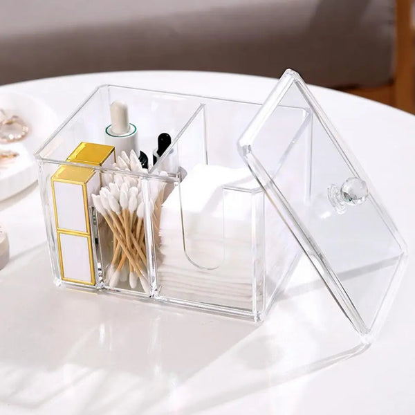 Multi purpose cotton bud and tissue holder