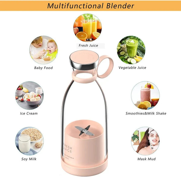 Rechargeable 4 blades juicer