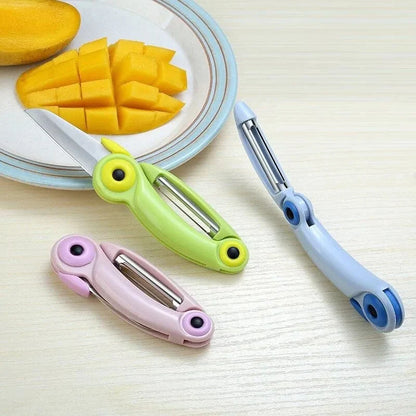 2 in 1 fruit peeling and cutting knife