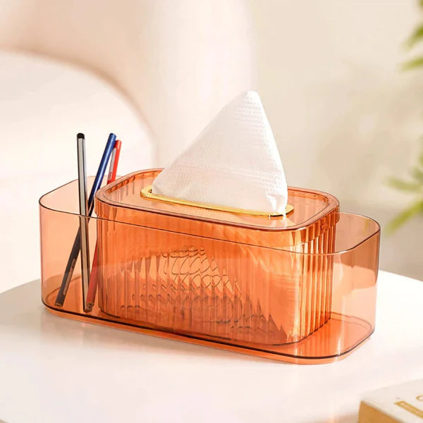 2 in 1 tissue plus pen holder