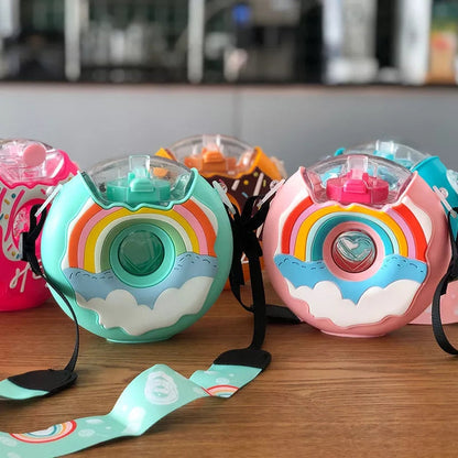 Donut look water bottle.