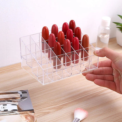 Lipstick Holder, 24 Grid Organizer