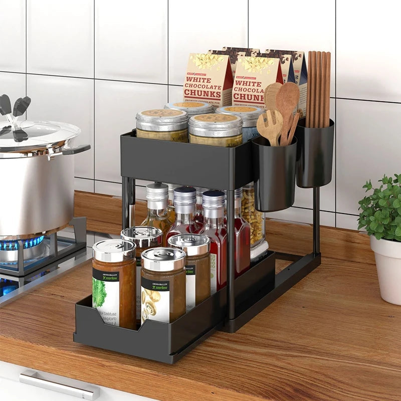 2 layer kitchen rack