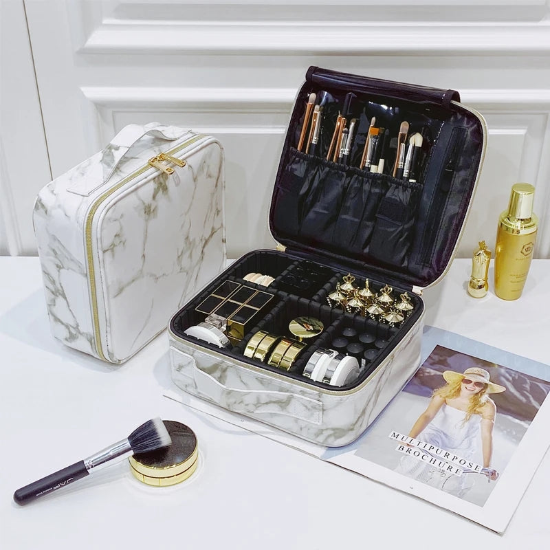 Double Layer Portion Cosmetic Bag