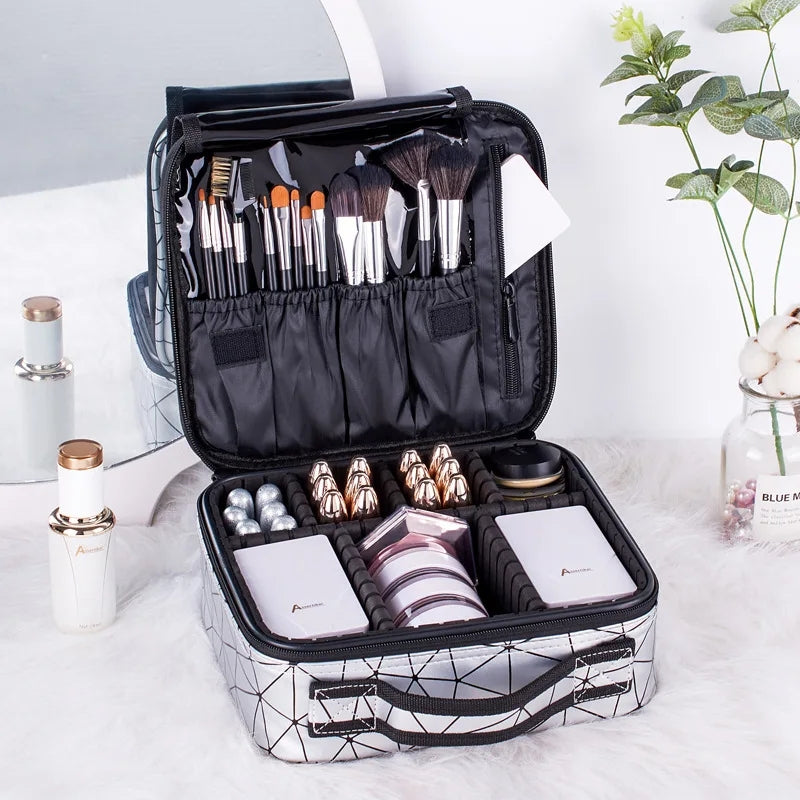 Double Layer Portion Cosmetic Bag
