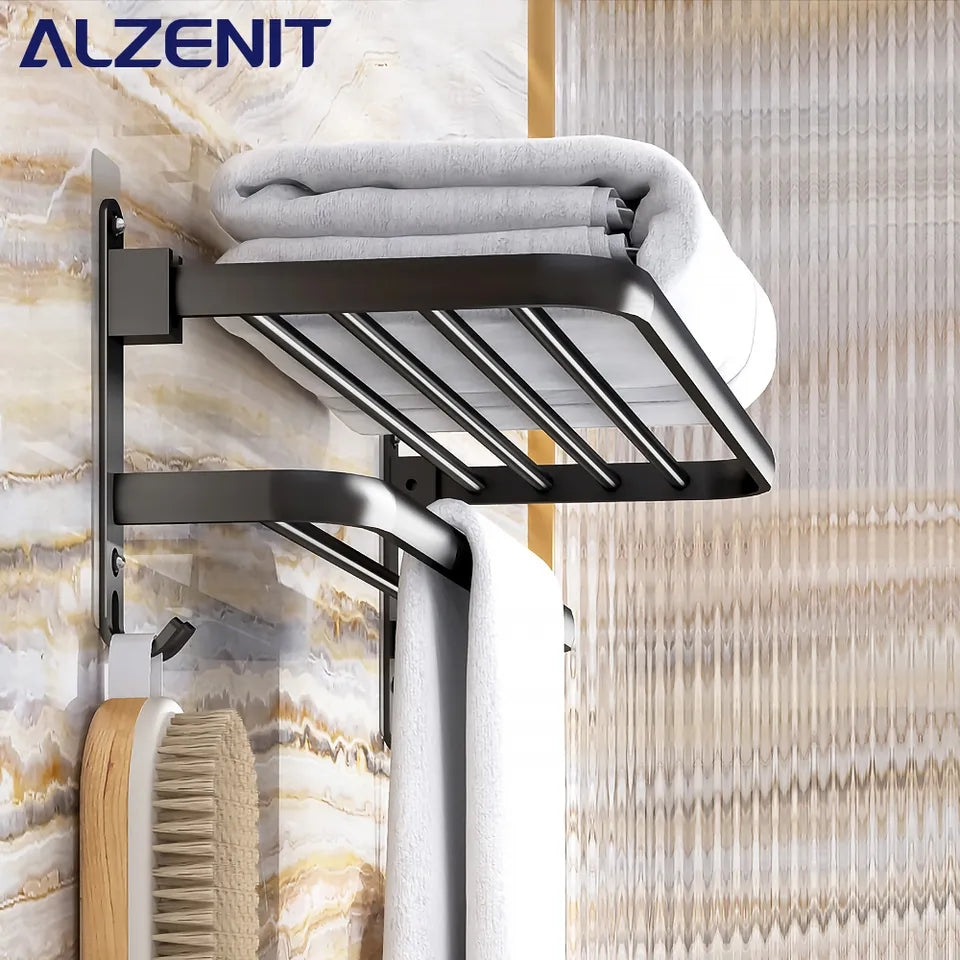 No Drilling Moveable Towel Rack