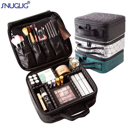 Double Layer Portion Cosmetic Bag