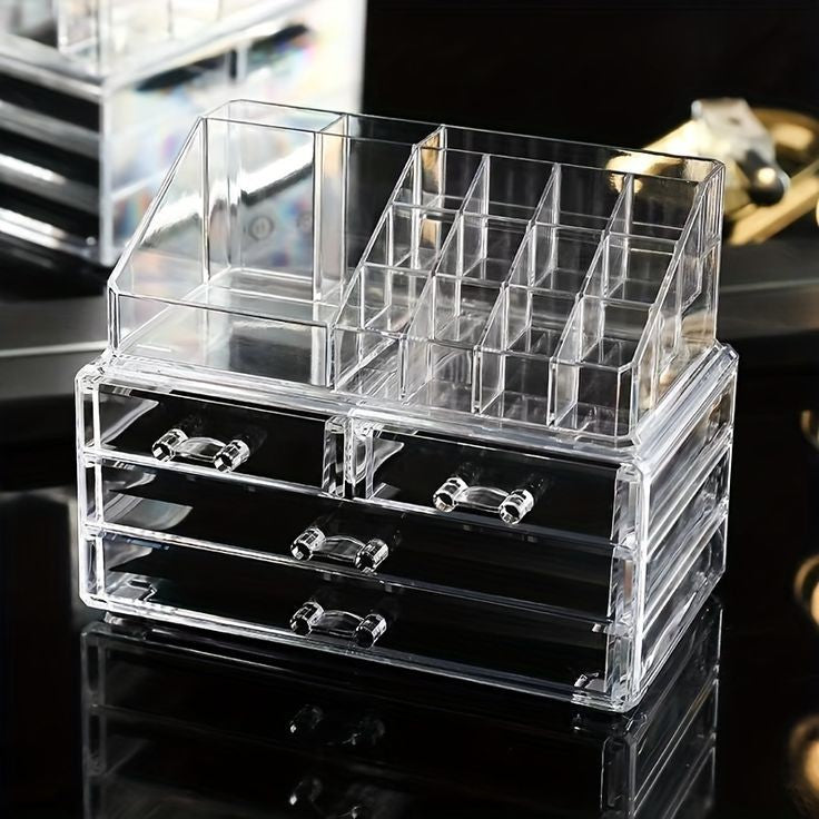 Acrylic Cosmetic Organizer With Drawer