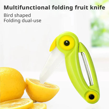 2 in 1 fruit peeling and cutting knife