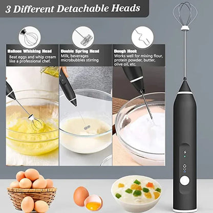 USB operated coffee and egg beater
