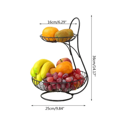 Two-Tier fruit basket Best quality fruit holder